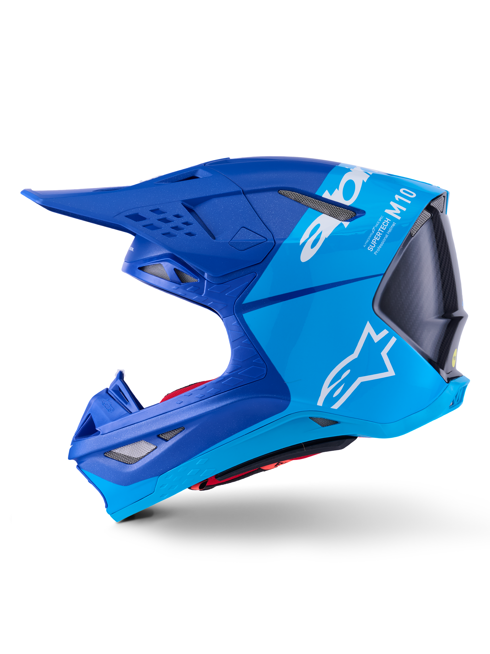Supertech S M10 Flood Helmet Met Blu/Md Blu/Blk Crb M&G 2x