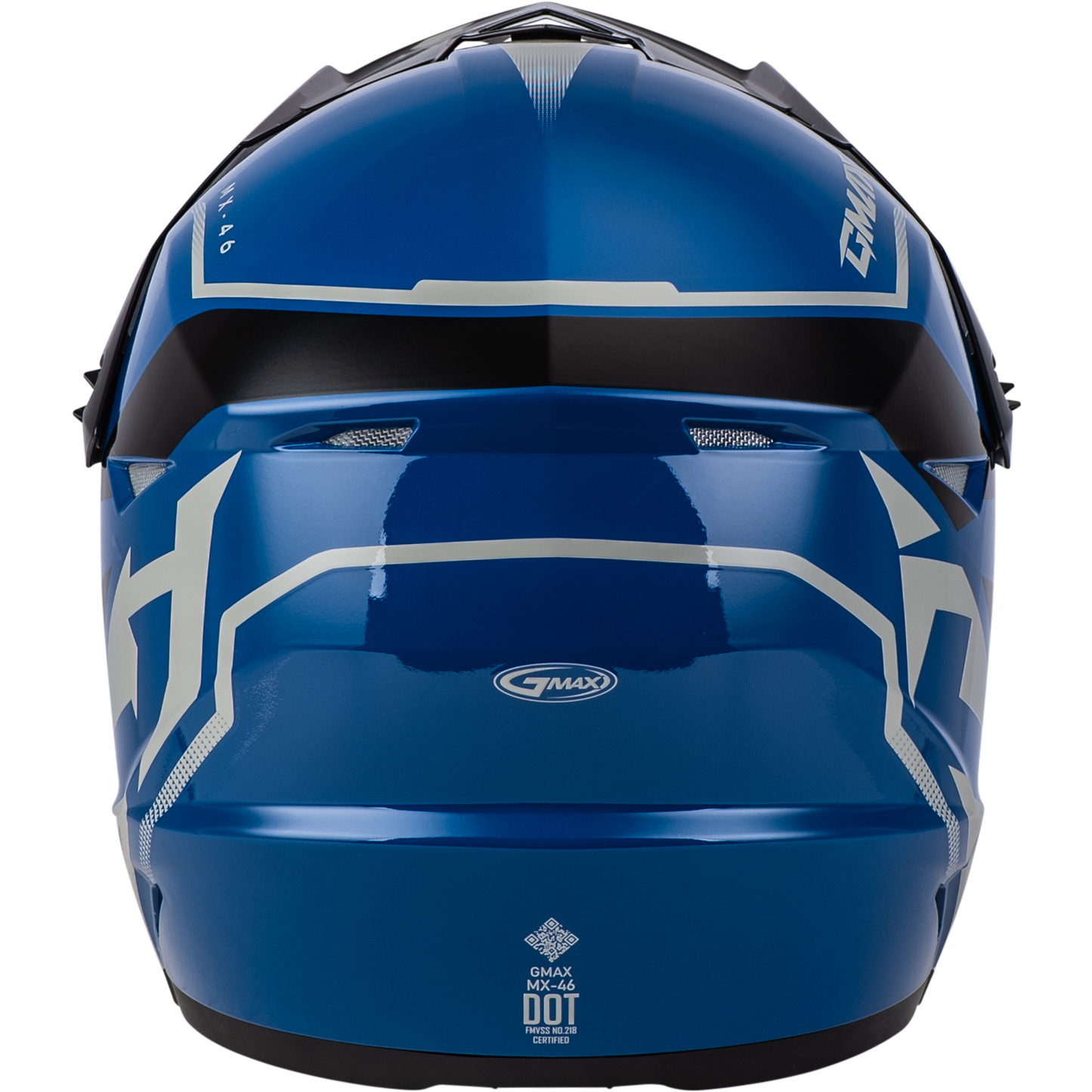 Mx 46 Compound Helmet Blue/Black/Grey Ys