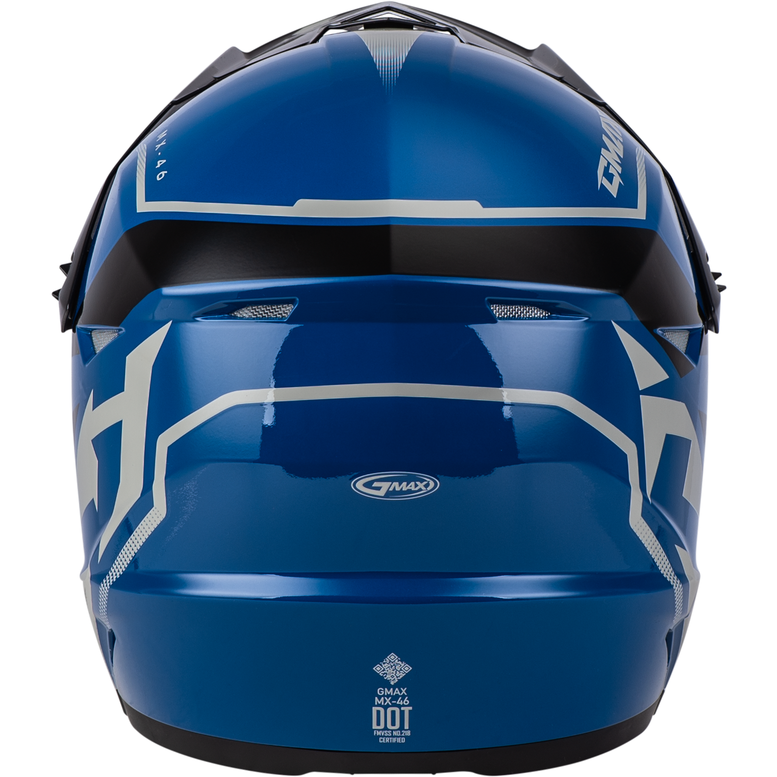 Mx 46 Compound Helmet Blue/Black/Grey Sm