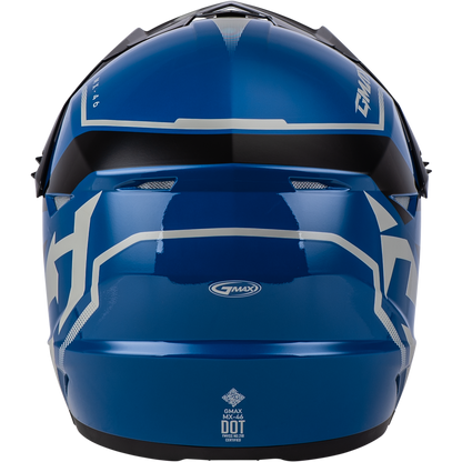Mx 46 Compound Helmet Blue/Black/Grey Sm