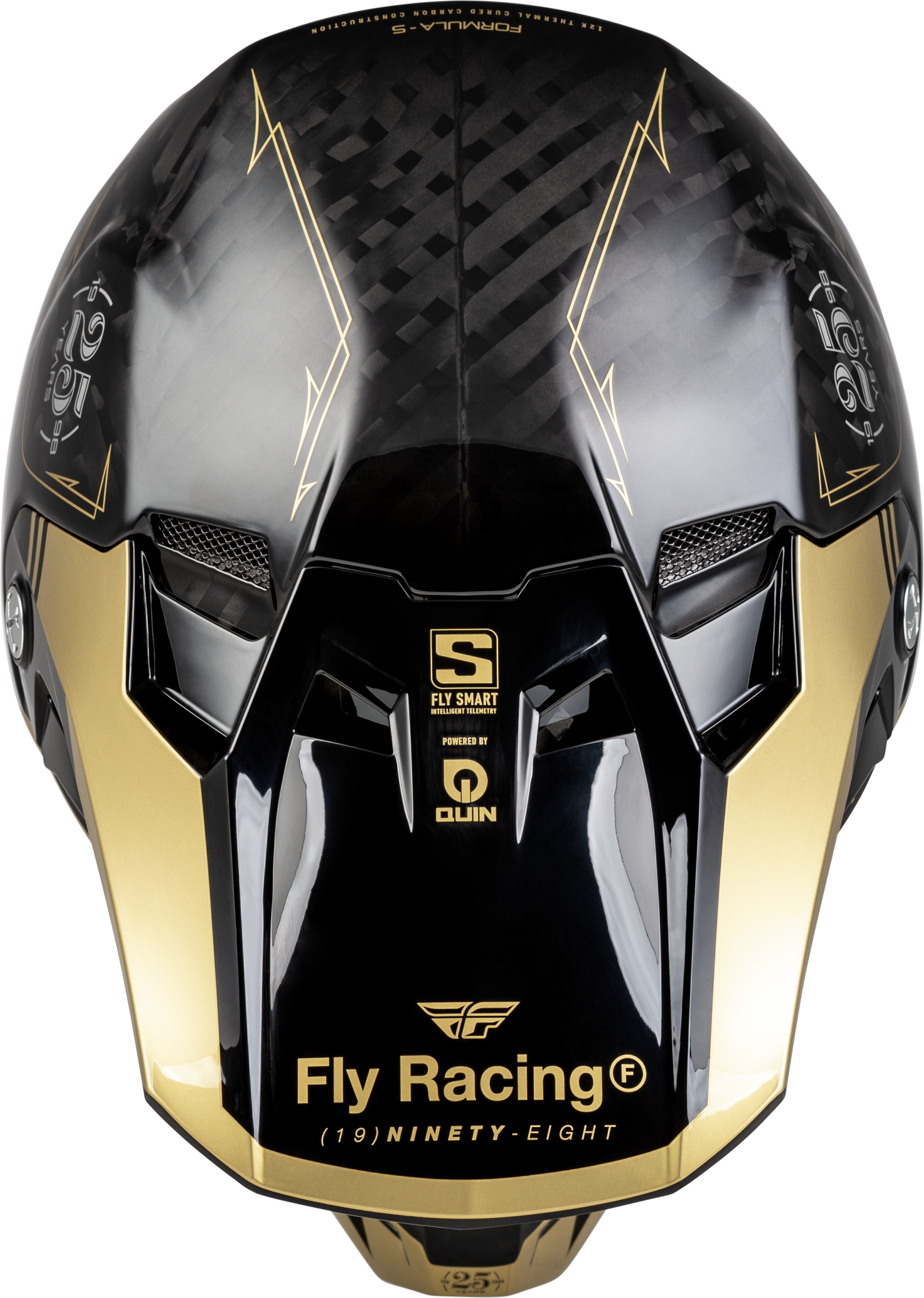 Formula S Carbon Legacy Helmet Black/Gold 2x