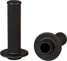 Control Mx Lock On Grips Black   No Waffle