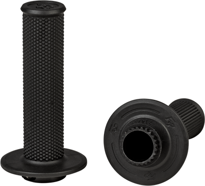 Control Mx Lock On Grips Black   No Waffle