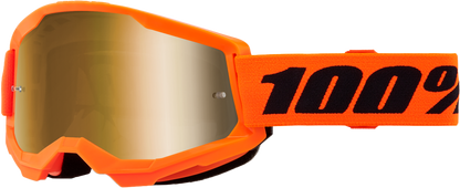 Strata 2 Junior Goggle Neon Orange Mirror Gold Lens