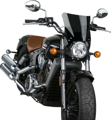 Mohawk Windshield Dark Tint Chrome Hardware