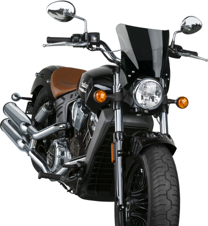 Mohawk Windshield Dark Tint Chrome Hardware