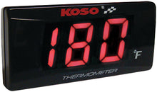 Super Slim Temperature Gauge Red Display