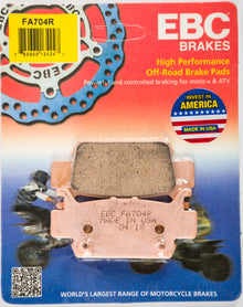 Brake Pads Fa704r Sintered R Series