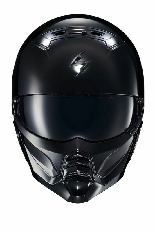 Covert 2 Open Face Helmet Gloss Black Xs