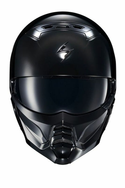 Covert 2 Open Face Helmet Gloss Black Xl