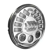 8791m Led Ped Headlight 7" Chr Bezel