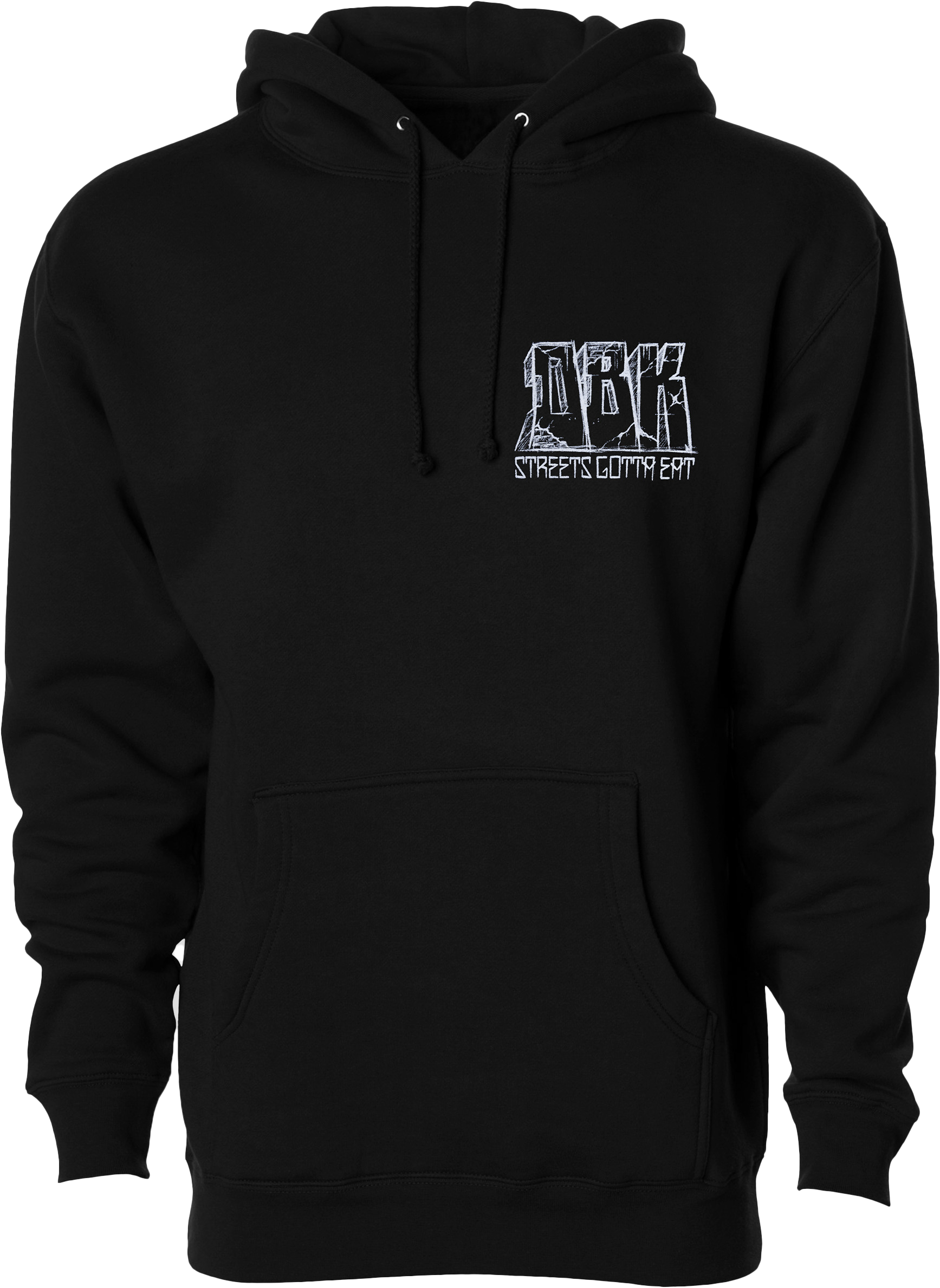 Streets Gotta Eat Hoodie Black 2x