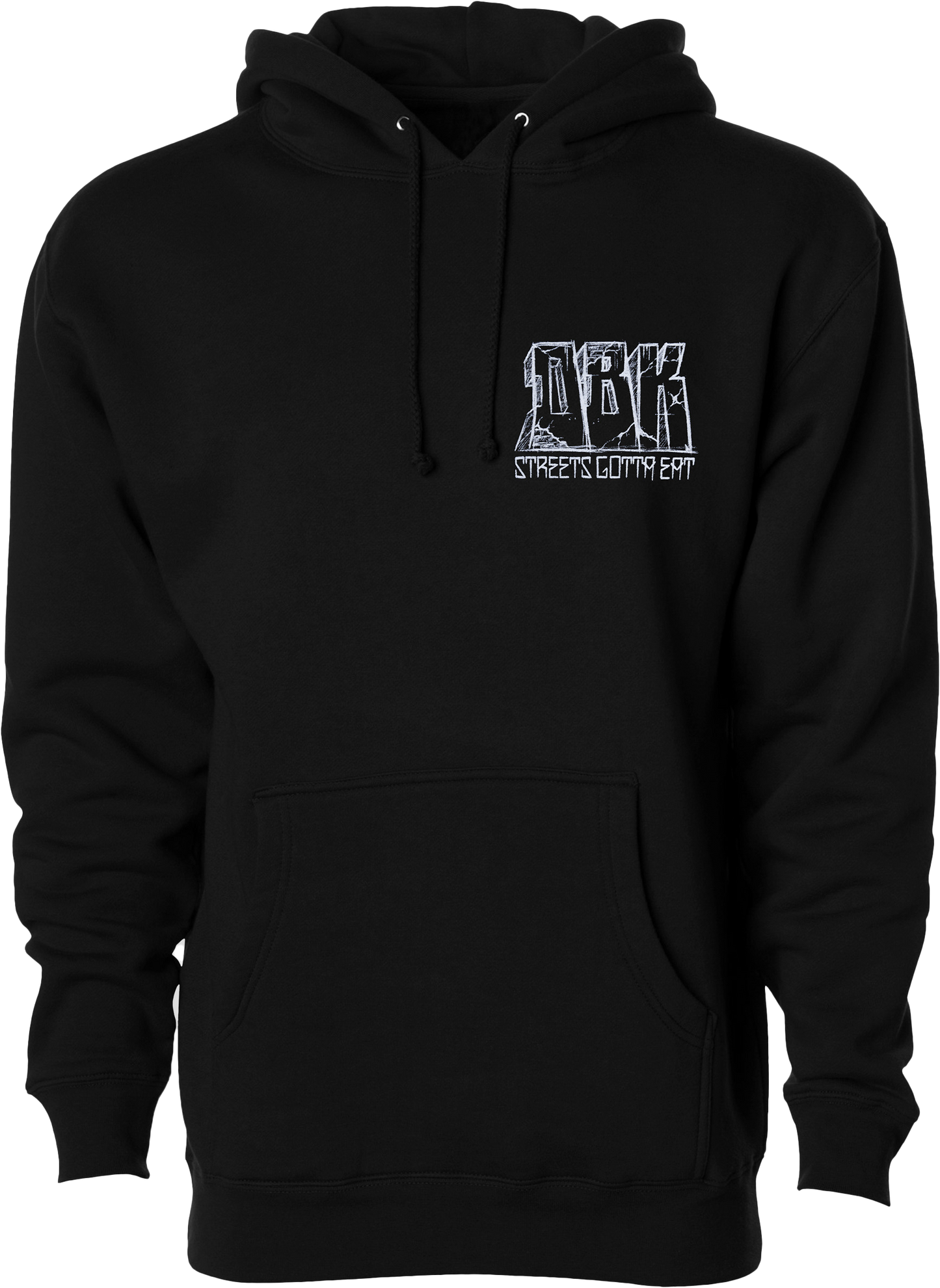 Streets Gotta Eat Hoodie Black Md