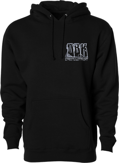 Streets Gotta Eat Hoodie Black Md