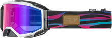 Zone Elite Stripe Goggle Multi W/ Magenta Mirror/Blue Lens