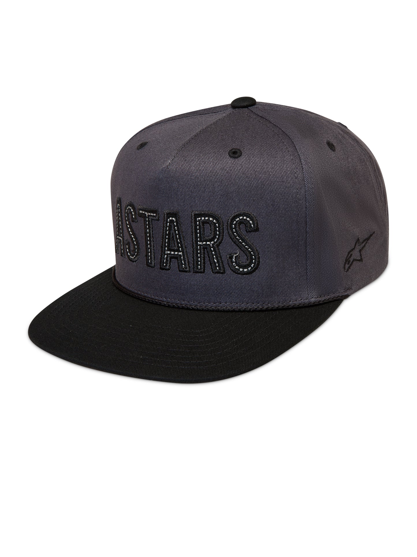 Stadium Snapback Hat Dark Grey/Black
