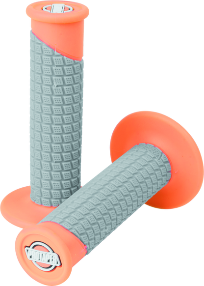 ProTaper Clamp-On Pillow Top Grips - Neon Orange/Gray