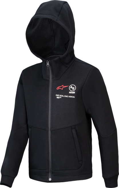 Youth Racer Mx Fleece Black Sm