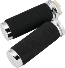 Bikers Choice 81-17 Big Twin 81-22 XL With Dual Cable Black Cushion Grips With Sleeve Pr