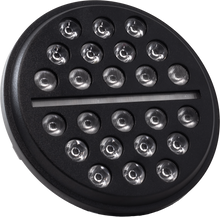 7" Led Buck Shot Headlight Blk Indian