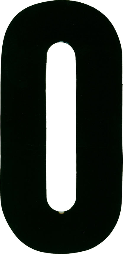 #0 4" Black Extreme Digits 3/Pk