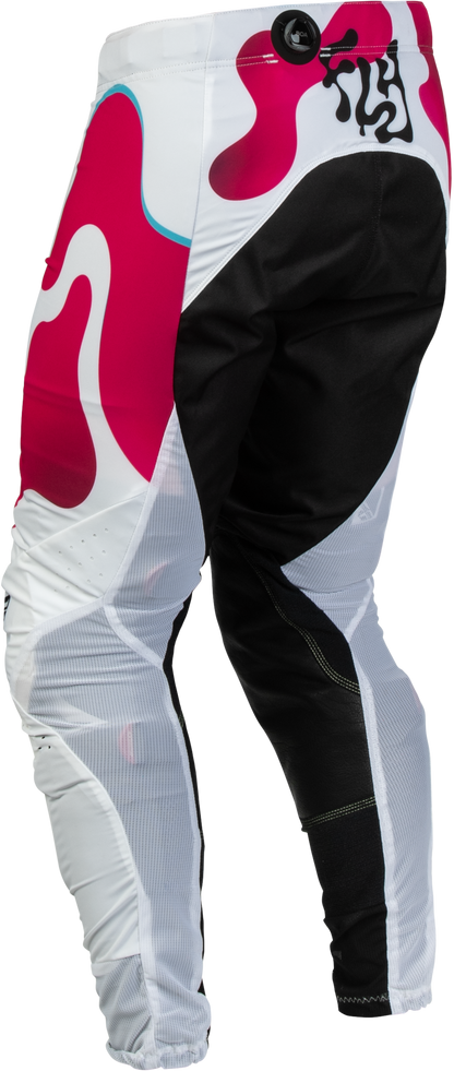 Lite Vibe Pants White/Pink/Blue Sz 36
