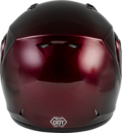 Md 04 Modular Helmet Wine Red Sm
