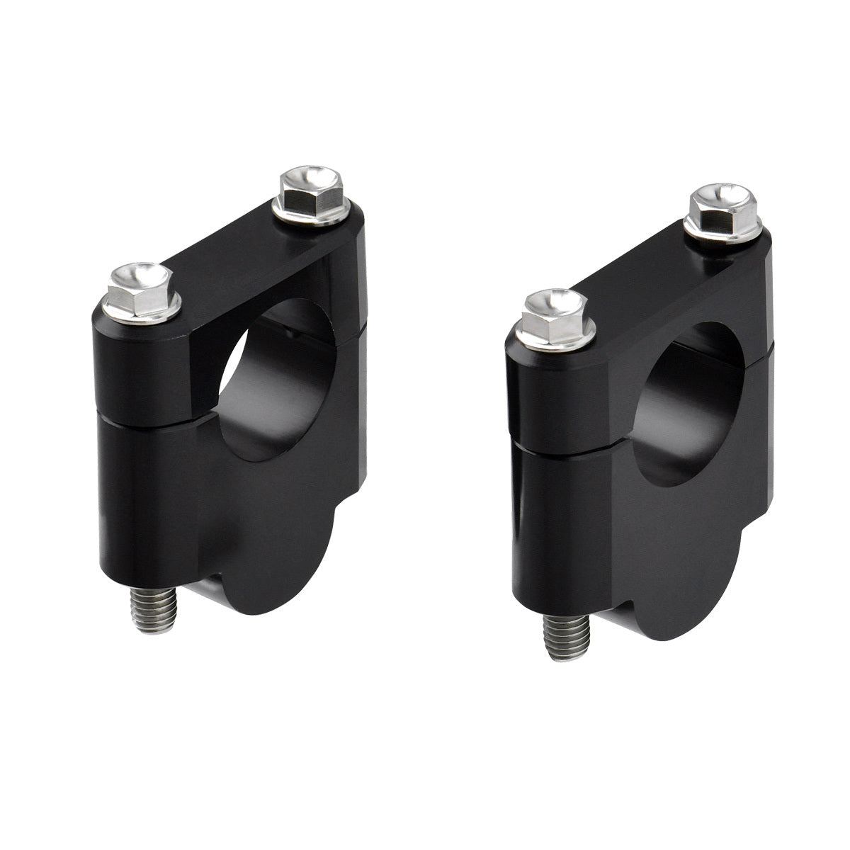 1 1/8" Handlebar Risers 30mm Black