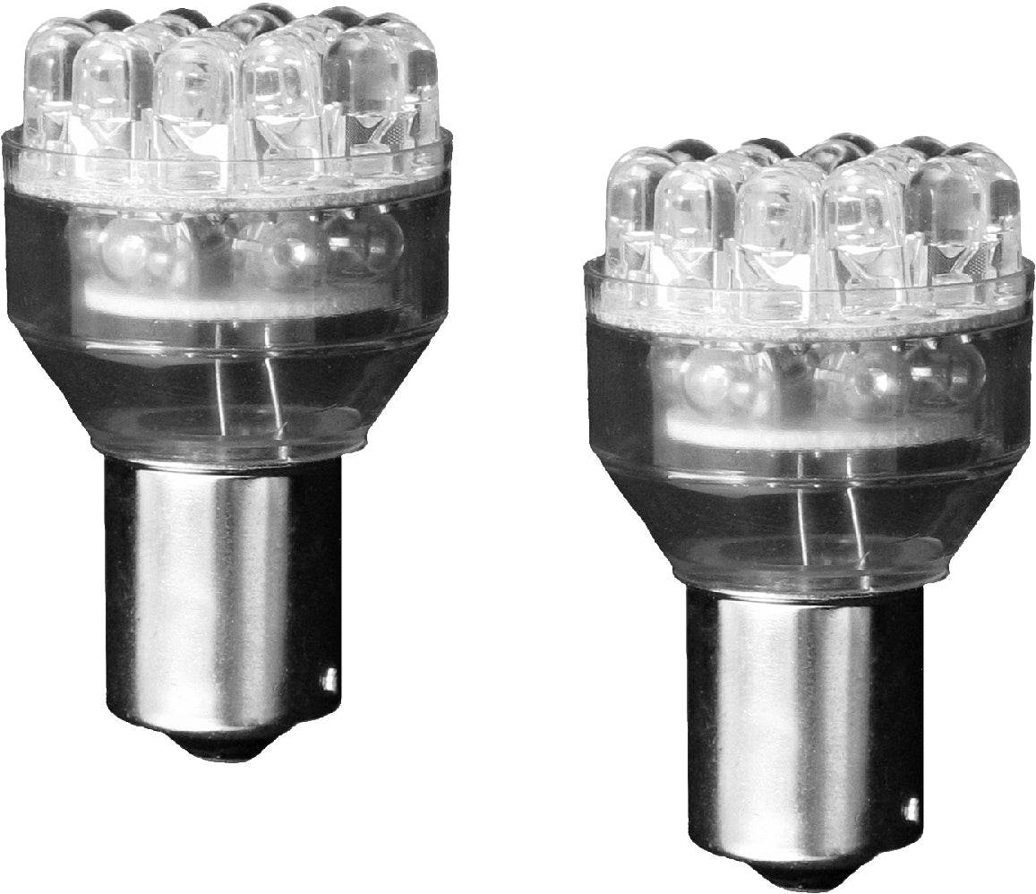 1157 Replacement 24 Led Lightbulb 12vdc Red Pair