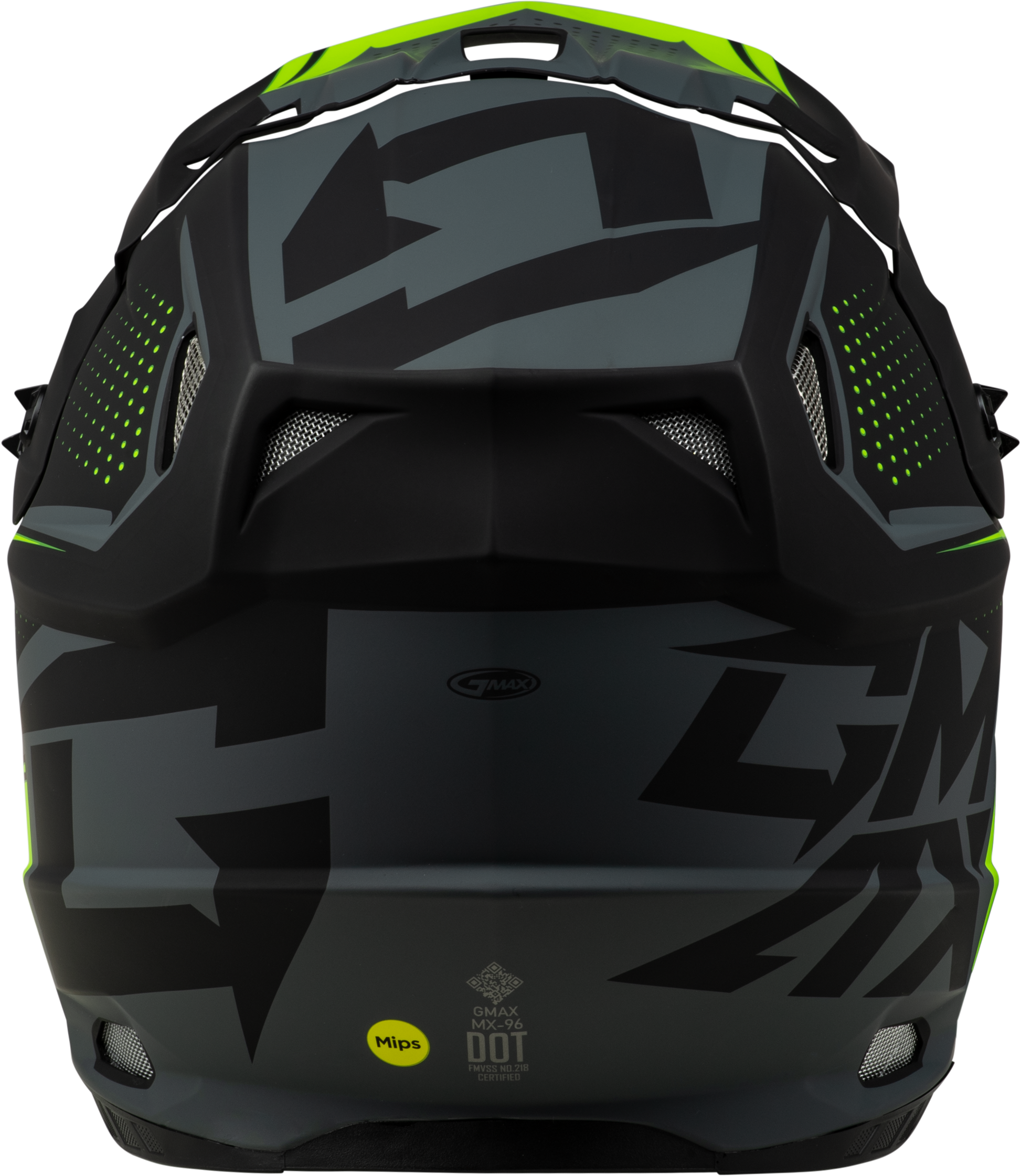 Mx 96 502 Helmet Matte Grey/Hi Viz Lg