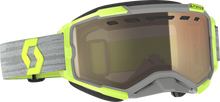 Fury Goggle Snow Cross Ls Gry/Ylw W/Bronze Chrome