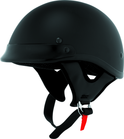 Skid Lids Traditional Helmet Flat Black - Medium