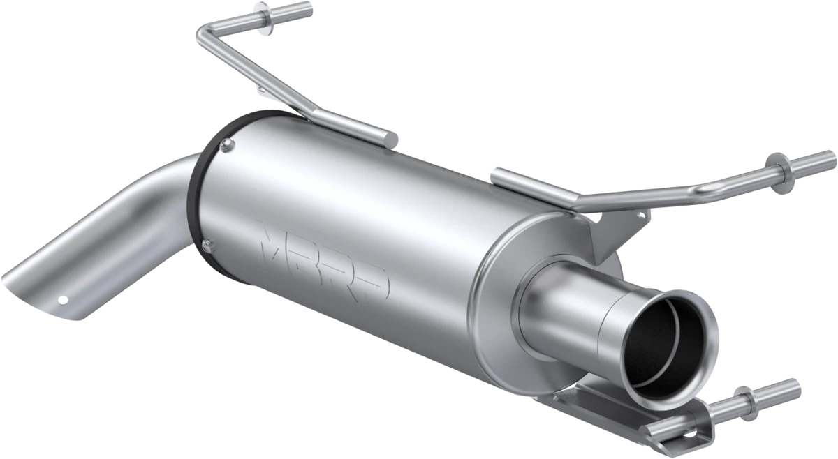 Single Slip On System W/ 5" Performance Muffler Chrome