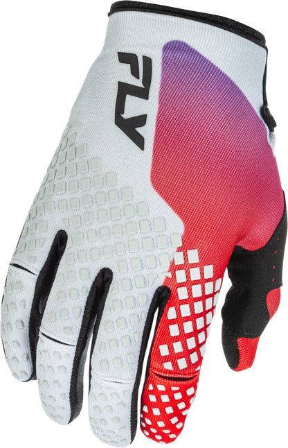 Kinetic Gloves Grey/Red/Purple/Black Sm