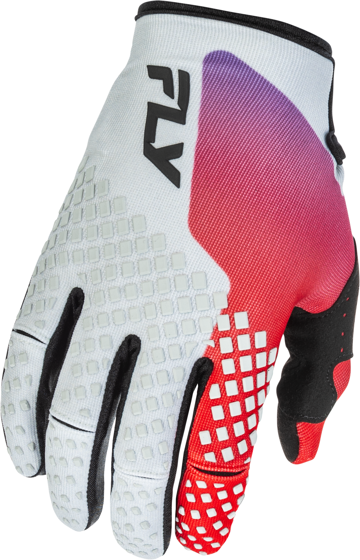 Youth Kinetic Gloves Grey/Red/Purple/Black Ys