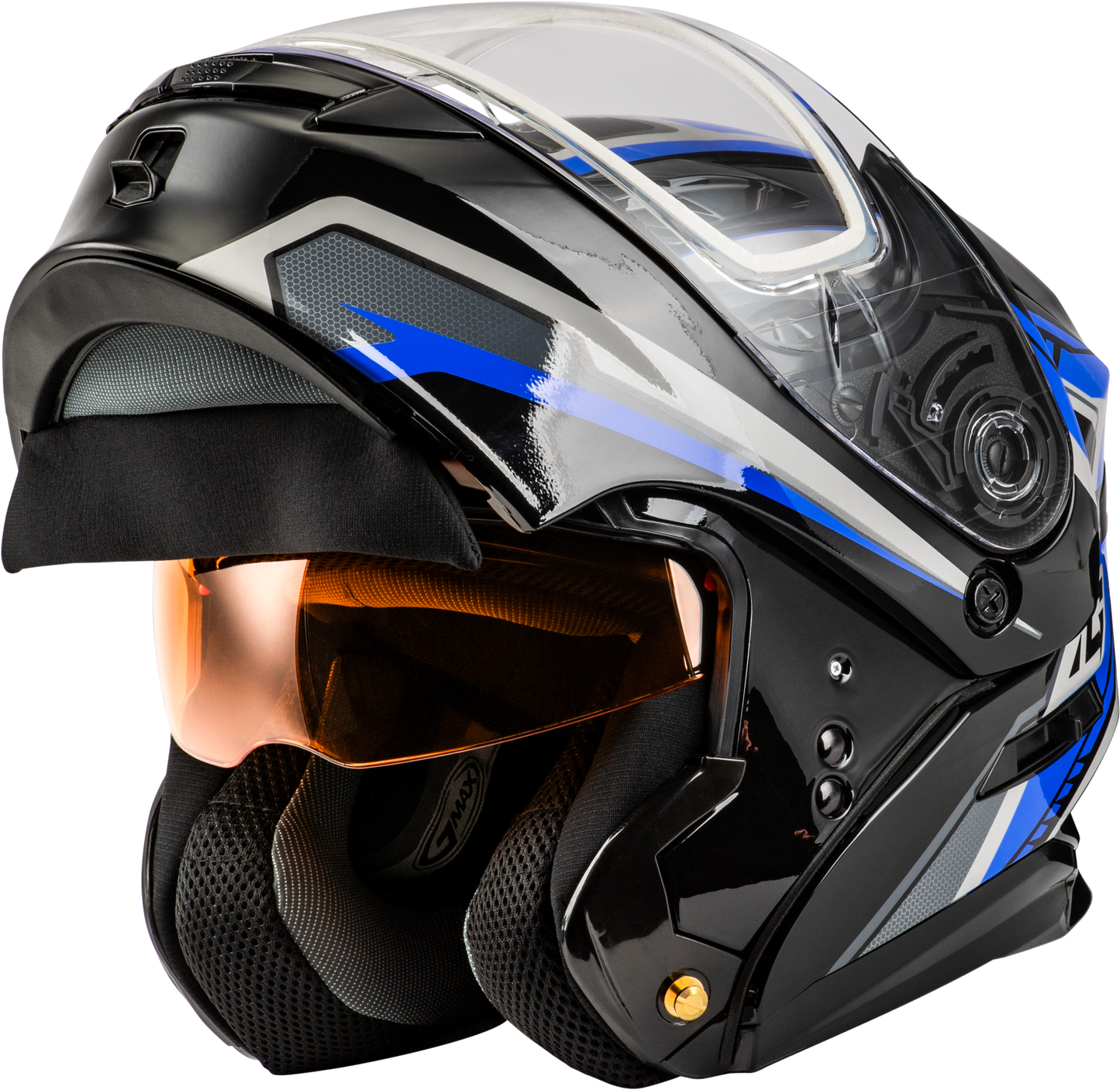 Md 01s Transistor Snow Helmet Blue/Black Sm