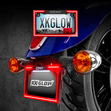 License Plate Frame Light With Turn Signal Chrome