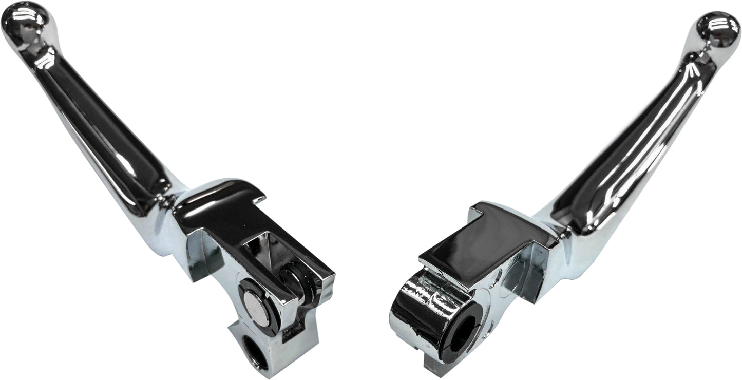 Smooth Lever Set Chrome Bt 07 Up Except Flt 08 Up