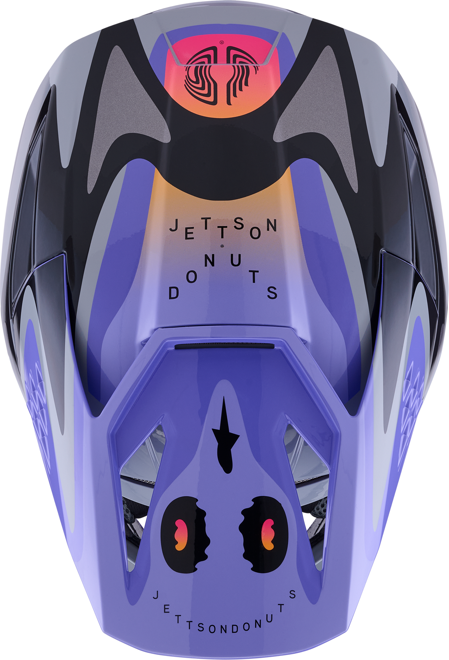 Jettson Sm3 Youth Helmet Gry/Purp/Blk Glossy Ym
