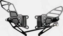 Rear Set Complete Blk Kaw