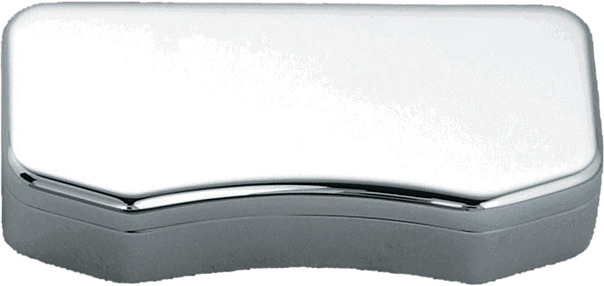 Hiddn Hrdwre Top Clamp Smooth Chrome