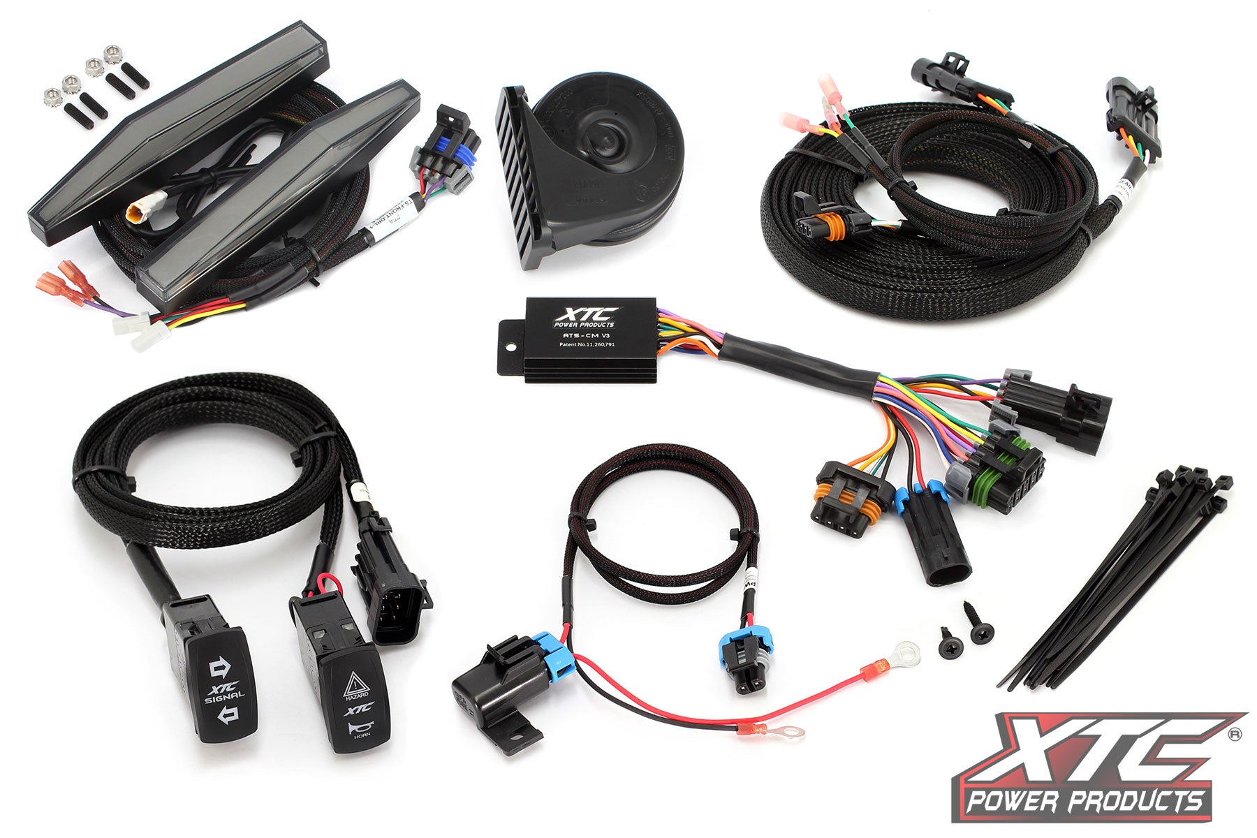 Auto Turn Signal Kit W/ Horn And Front Drl Lights Can