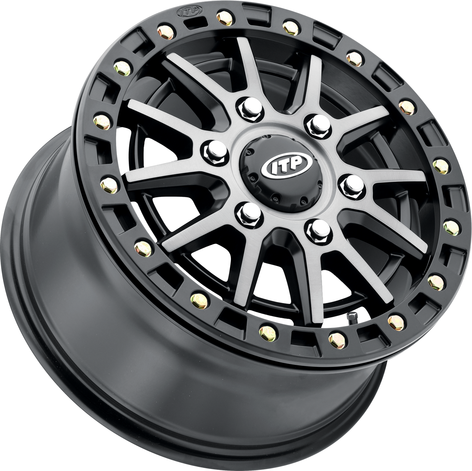 Sd10 Grey / Blk Ring 15x7 6/5.5 6+1
