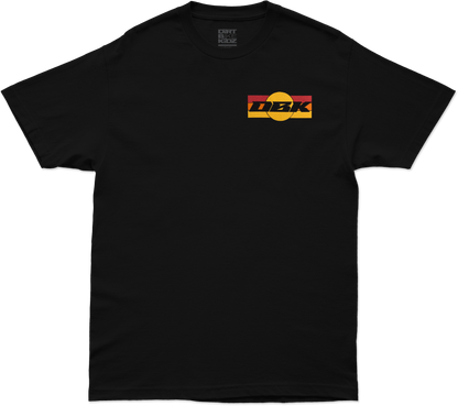 Sunday Stripe Tee Black Md