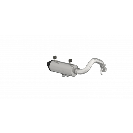 Single Slip On System W/ 5" Performance Muffler Blk Tip