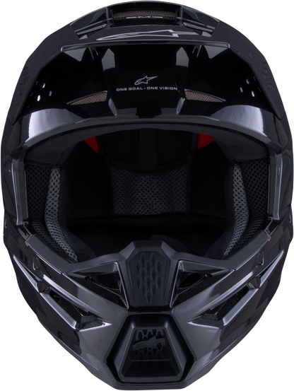 Sm3 Solid Helmet Black Glossy 2x