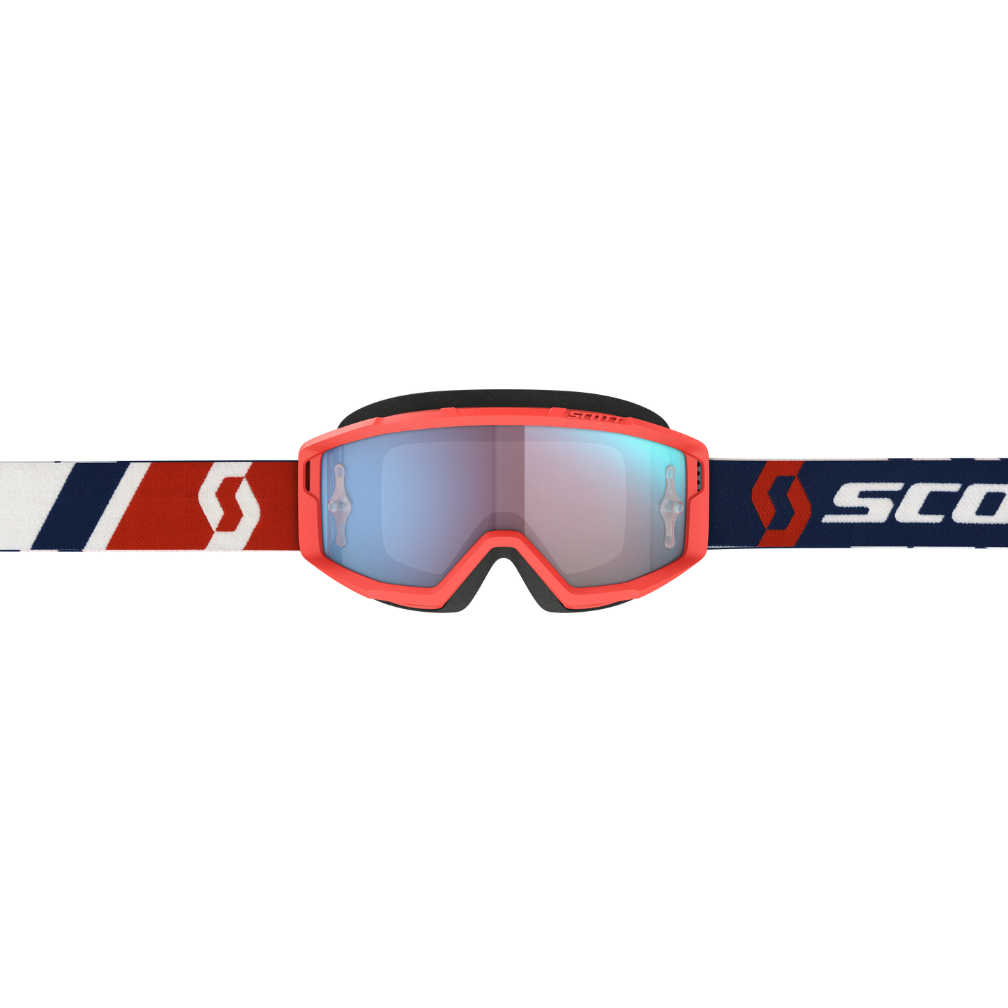 Primal Goggle Red/Blue Blue Chrome Works Lens