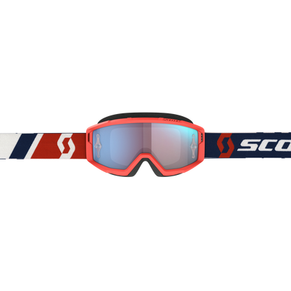 Primal Goggle Red/Blue Blue Chrome Works Lens
