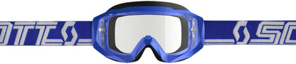 Hustle Goggle X Blue/White W/Clear Works