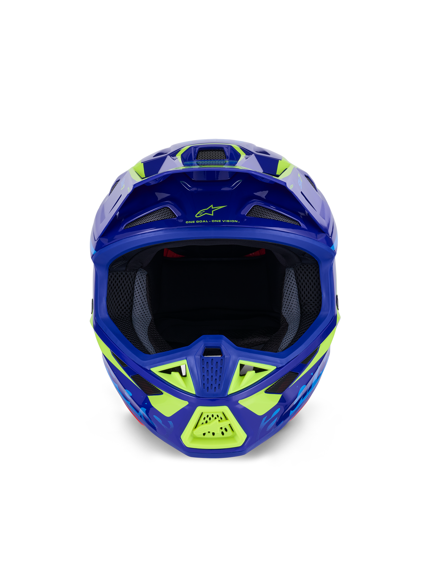 Sm7 Deed Helmet Blue/Ylw Fluo Glossy Xl